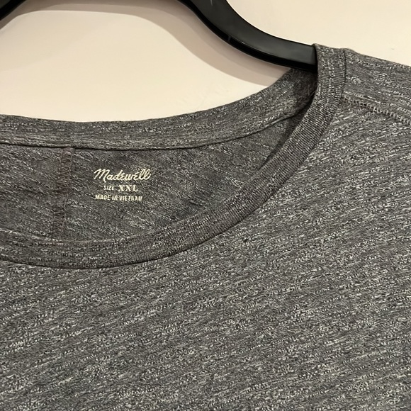 NWOT Madewell Grey Long Sleeve T-shirt (XXL) - Picture 2 of 2